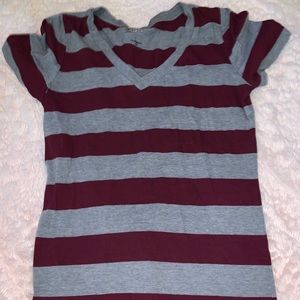 Striped short sleeve